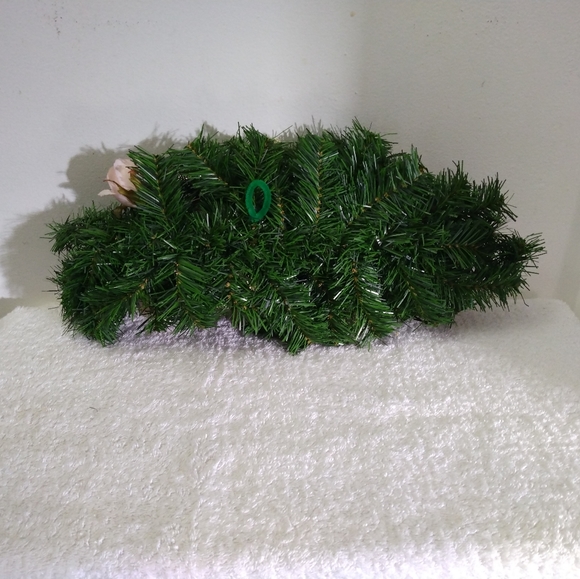 Decorative Rose Floral Angel Hanging Wreath Centerpiece - Picture 4 of 11